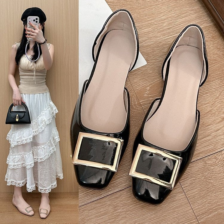 Damen Ballerinas mit elegantem Schnallendesign R&B