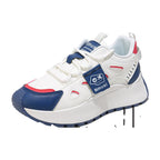 Damen Sportliche Plateau-Sneaker mit atmungsaktiver Konstruktion R&B