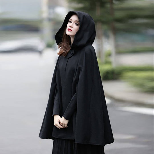 Damen Überwurf Poncho R&B