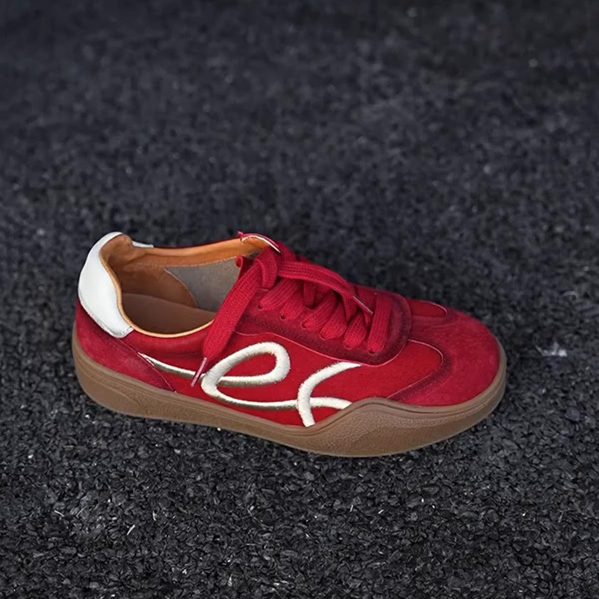 Damen modische Sneaker mit einzigartigem Schnürsystem und Komfortsohle R&B