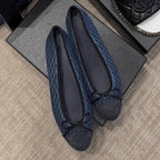 Damen Ballerinas mit elegantem Kontrast-Design und weichem Fußbett R&B