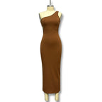Damen figurbetontes Maxikleid R&B