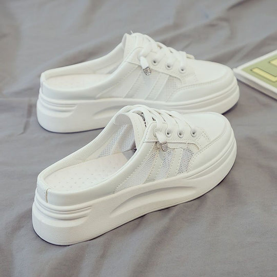 Damen Slip-On Sneakers mit atmungsaktiver Netzstruktur und bequemer Sohle R&B