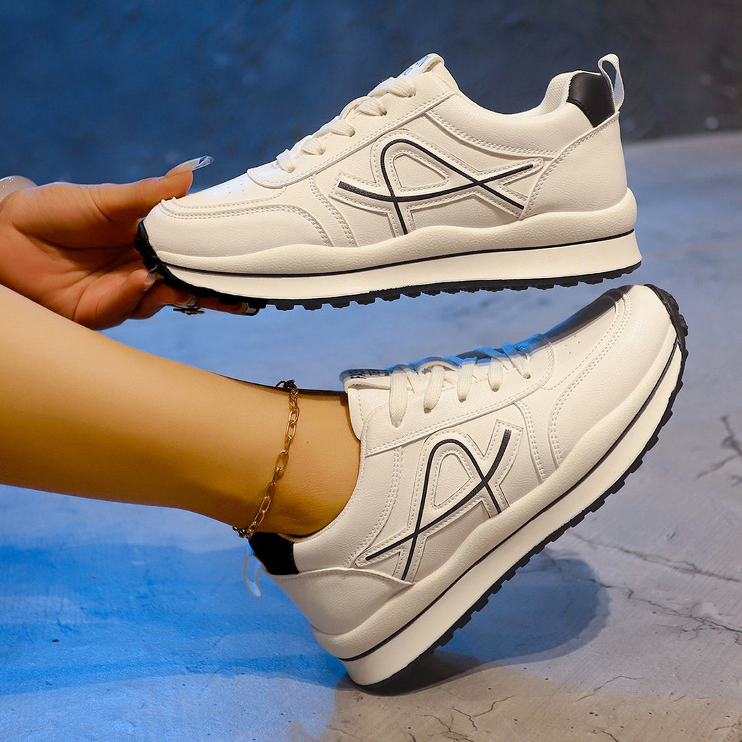 Damen Sportliche Sneakers mit flexibler Dämpfung und atmungsaktivem Obermaterial R&B