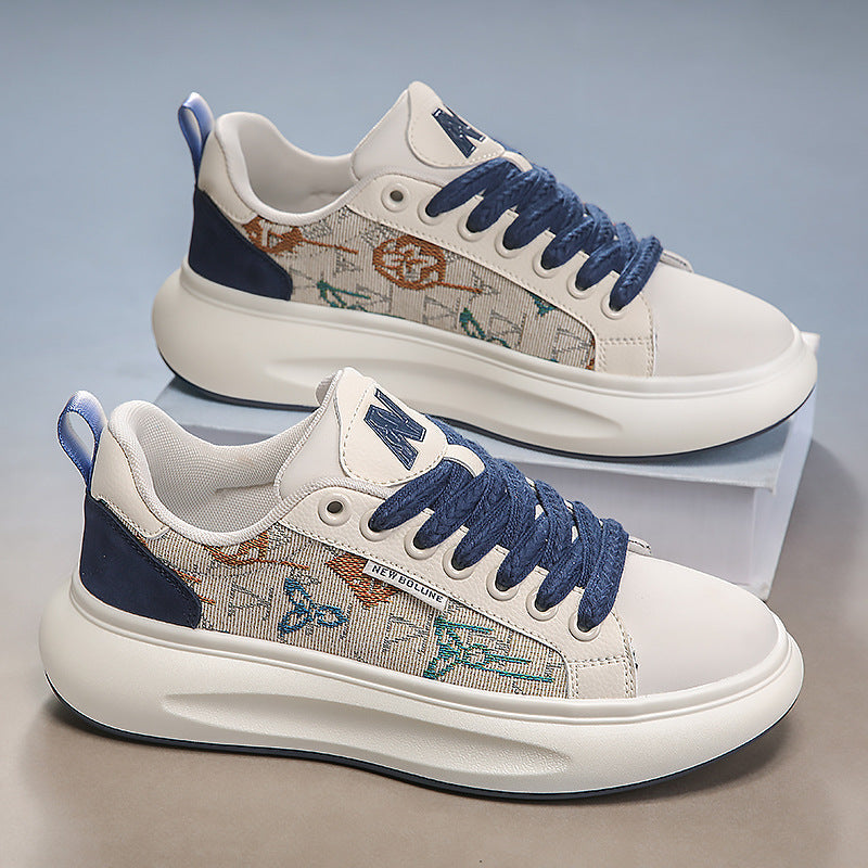 Damen Freizeit Sneaker mit modischer Textil-Oberfläche und bequemer Dämpfung R&B
