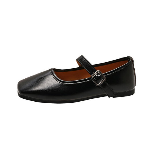 Damen Ballerinas mit verstellbarem Schnallenriemen und elegantem Design R&B