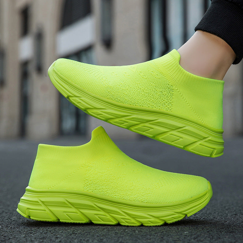 Damen Hochleistungs-Sneaker mit flexiblem Strick-Obermaterial und dämpfender Sohle R&B