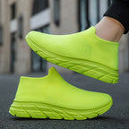 Damen Hochleistungs-Sneaker mit flexiblem Strick-Obermaterial und dämpfender Sohle