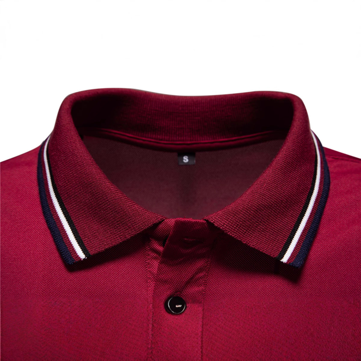 Herren Poloshirt mit kontrastierenden Akzenten und modernem Schnitt