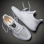 Damen Sportliche Sneaker mit elastischer Knöchelpartie und rutschfester Sohle