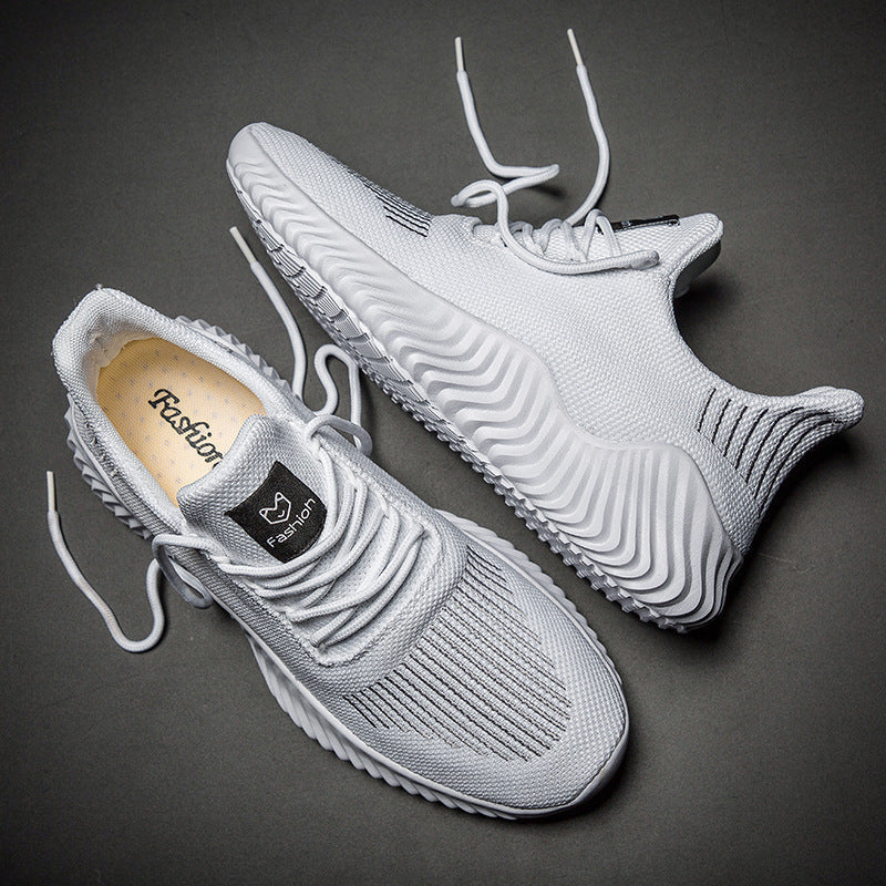 Damen Sportliche Sneaker mit elastischer Knöchelpartie und rutschfester Sohle