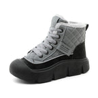 Damen Winterliche High-Top Stiefel mit kuscheligem Innenfutter und rutschfester Sohle R&B