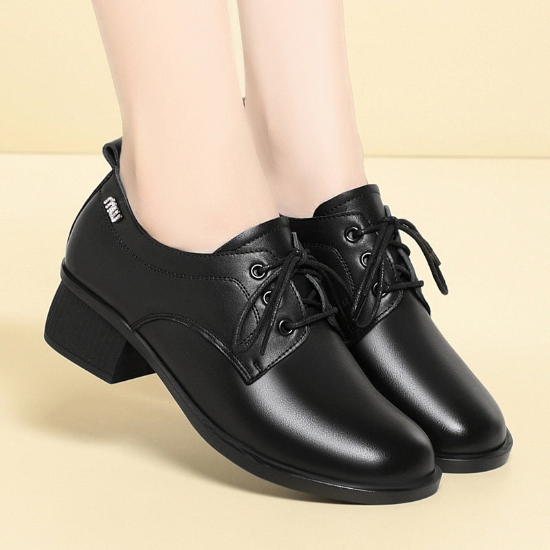 Damen Elegante Schnür-pumps mit komfortablem Blockabsatz und modischem Design R&B