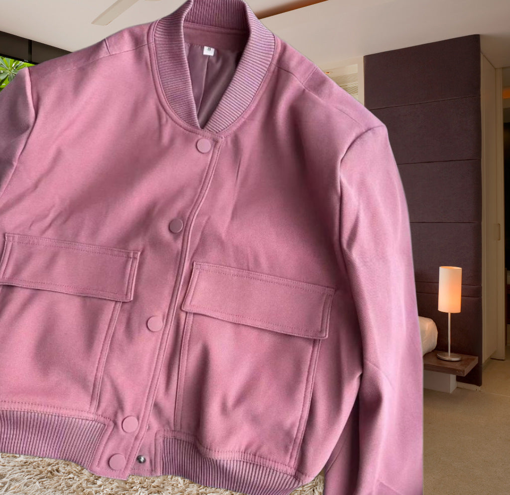 Damen kurze Utility-Jacke R&B