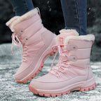 Damen Gefütterte Winterstiefel mit rutschfester Sohle und isolierender Polsterung R&B