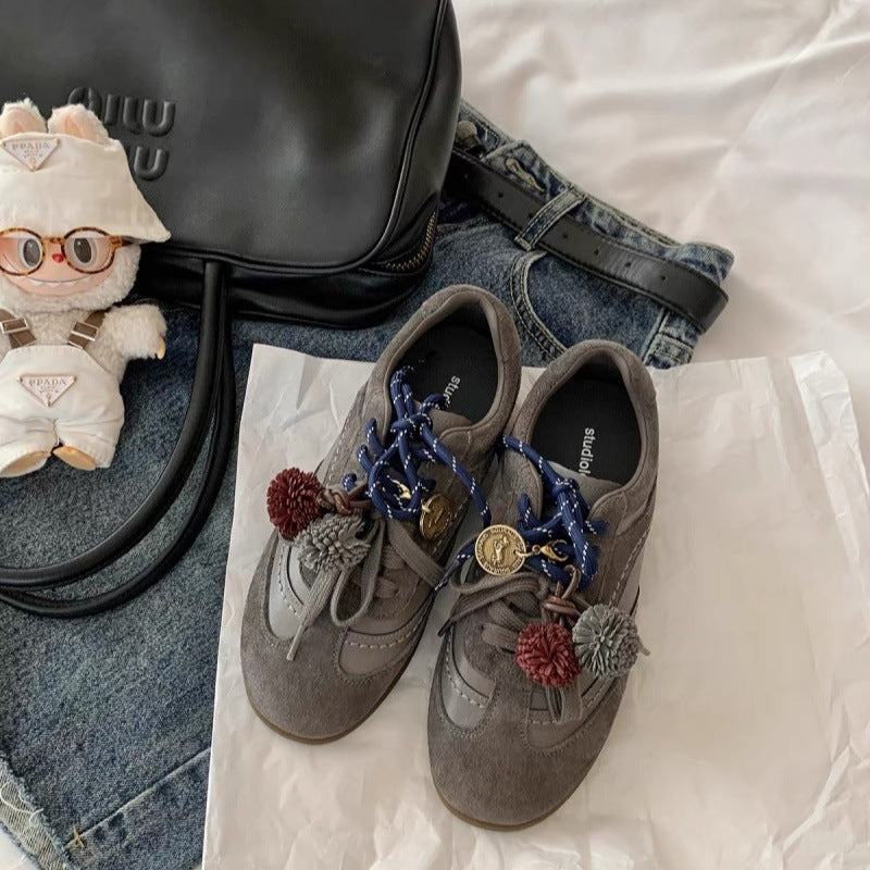 Damen Sneaker mit dekorativen Quasten und weichem Obermaterial R&B