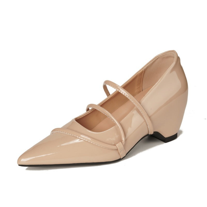 Damen Elegante und bequeme Pumps mit Riemchen R&B