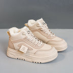 Damen High-Top Sneakers mit kuscheligem Fleece-Futter und rutschfester Sohle R&B