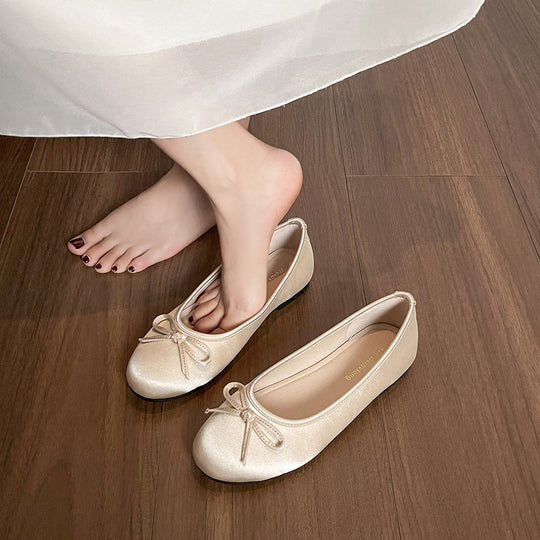 Damen Ballerinas mit schickem Schleifenakzent und komfortablem Fußbett R&B