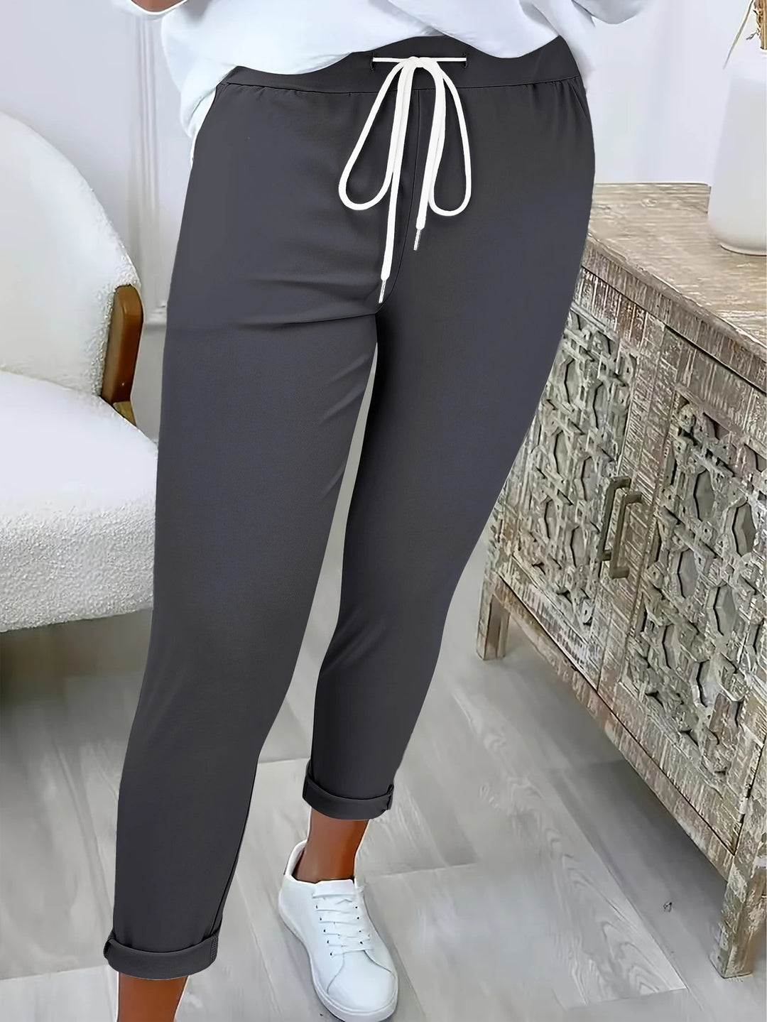 Damen Komfortable Freizeithose mit elastischem Bund R&B
