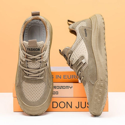 Damen Sportliche Sneaker mit atmungsaktiver Mesh-Oberfläche R&B