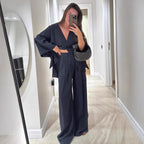 Damen lässige und zeitlose Überwurfjacke R&B