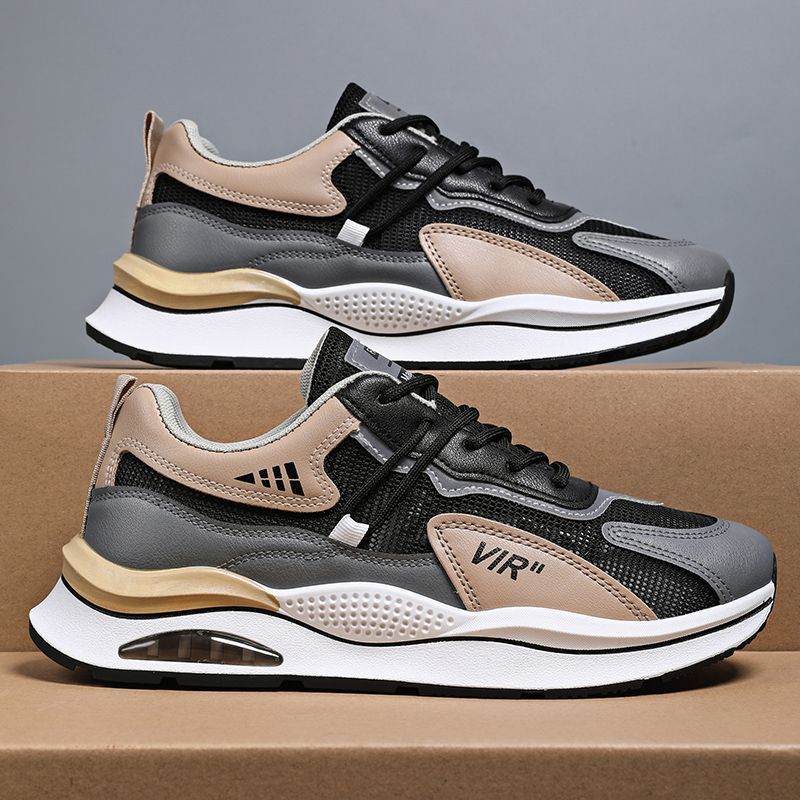 Herren modische Sneakers mit atmungsaktivem Mesh-Obermaterial und dämpfender Laufsohle R&B