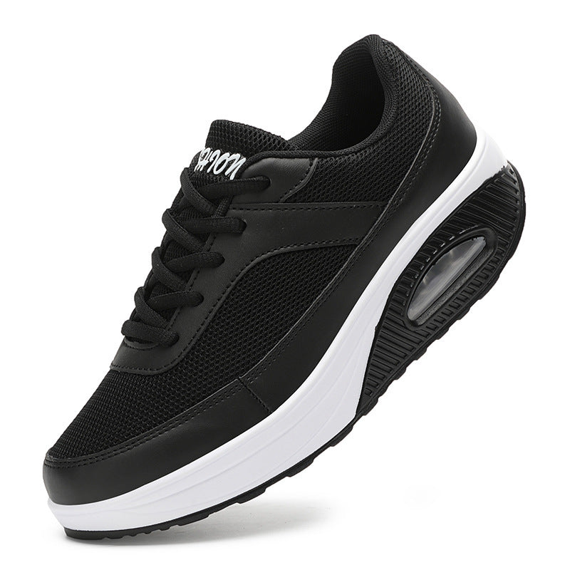 Damen Sportliche Sneaker mit atmungsaktivem Obermaterial und dämpfendem Air-Cushion-System