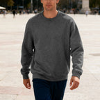Herren bequemer Sweatshirt mit relaxed-fit Schnitt und elastischen Bündchen R&B