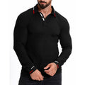 Herren Polo-Shirt mit modernem Kragen und strukturiertem Design