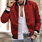 Herren modische Bomberjacke mit praktischen Reißverschlusstaschen R&B