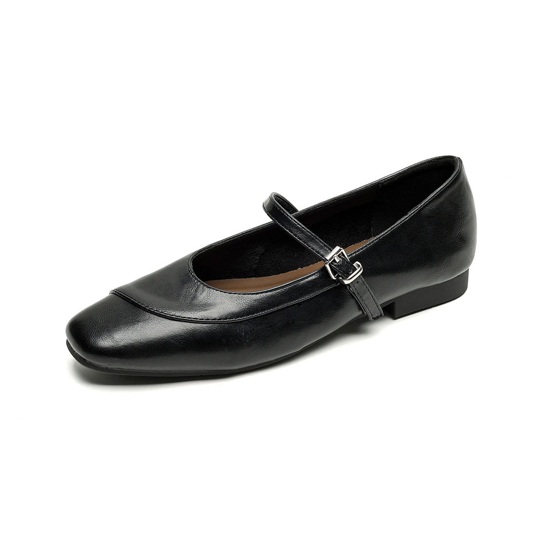 Damen elegante Ballerinas mit modischem Riemchen R&B