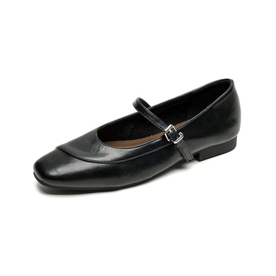 Damen elegante Ballerinas mit modischem Riemchen R&B