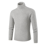 Herren modischer Rollkragenpullover aus strukturiertem Strick R&B