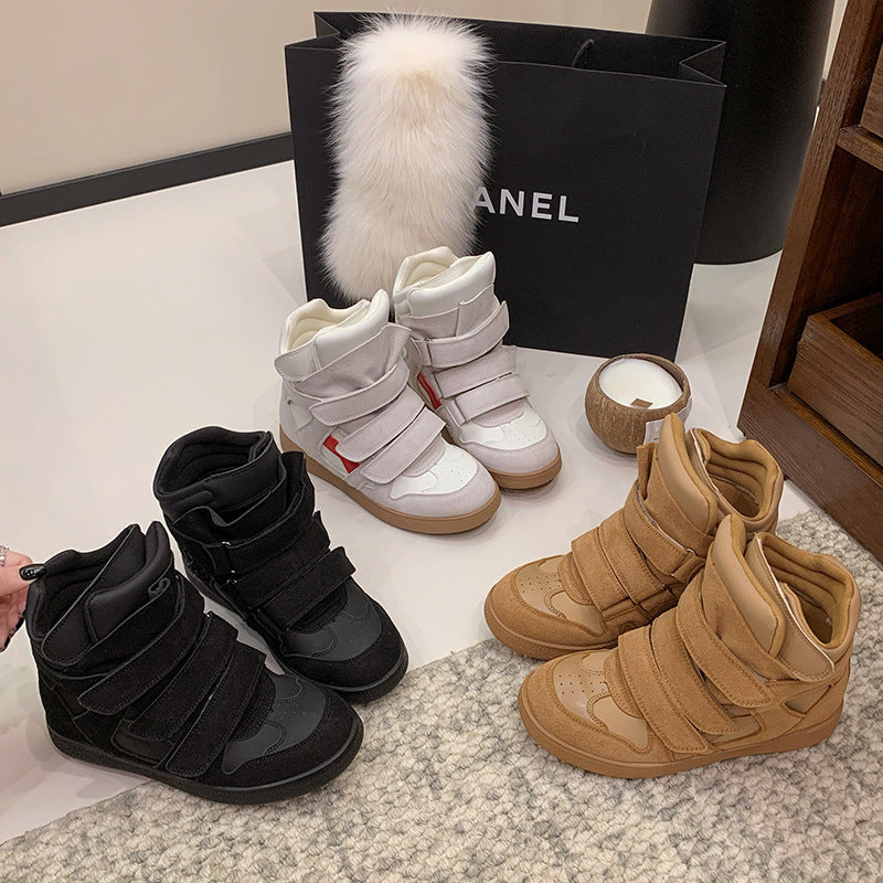 Damen Hochwertige Sneaker mit verstellbarem Klettverschluss und dämpfender Innensohle R&B