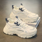 Damen Sportliche Chunky Sneakers mit dämpfendem Komfort und atmungsaktiver Konstruktion