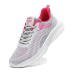 Damen Atmungsaktive Lauf-Sneaker mit elastischem Obermaterial und rutschfester Sohle