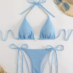 Damen Triangel-Bikini mit raffinierten Kettenakzenten R&B