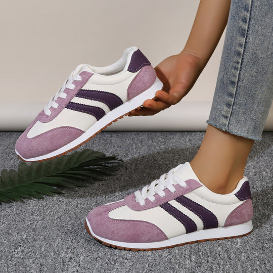 Damen Retro-Laufschuhe mit eleganten Akzenten und komfortabler Dämpfung R&B