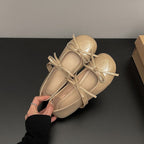 Damen Ballerinas mit modischem Schleifenakzent und bequemer Innensohle R&B