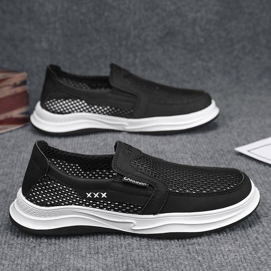Damen Atmungsaktive Slip-On Sneakers im modernen Design mit rutschfester Sohle R&B