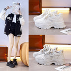 Damen modische Lauf-Sneaker mit dicker Profilsohle und atmungsaktivem Obermaterial R&B