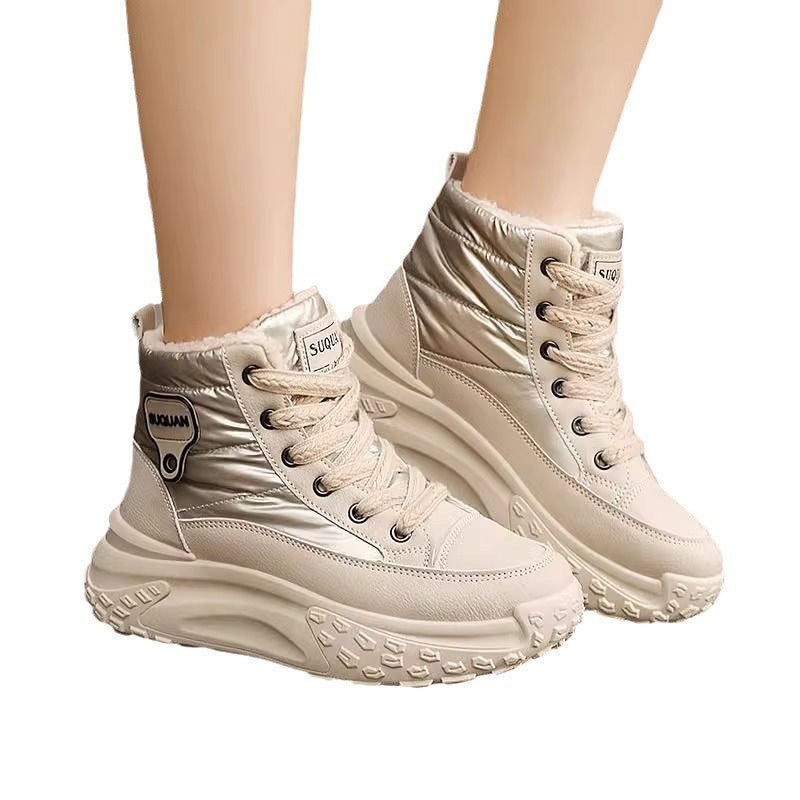 Damen Winterliche hochgeschnittene Sneakers R&B