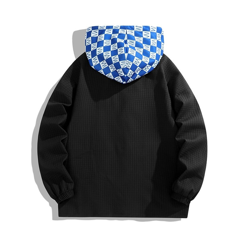 Damen leichte Funktionsjacke mit verstellbarer Kapuze und atmungsaktivem Innenfutter R&B