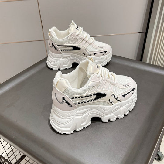 Damen Sportliche Chunky Sneakers mit rutschfester Sohle und atmungsaktivem Obermaterial R&B