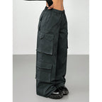 Damen Cargo-Hose mit weitem Schnitt und praktischen Taschen R&B