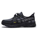 Damen Sportliche Mesh-Sneaker mit druckdämpfender Sohle und elastischem Schnürsystem R&B