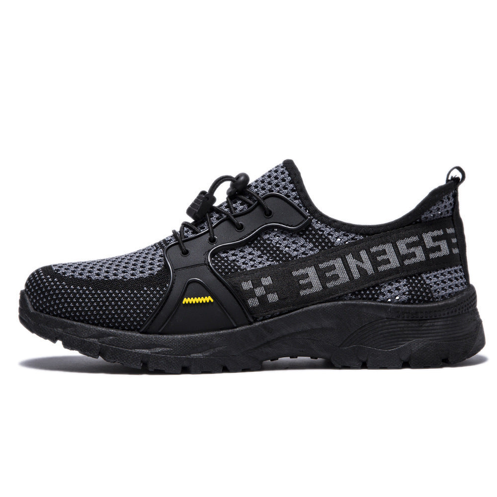Damen Sportliche Mesh-Sneaker mit druckdämpfender Sohle und elastischem Schnürsystem R&B