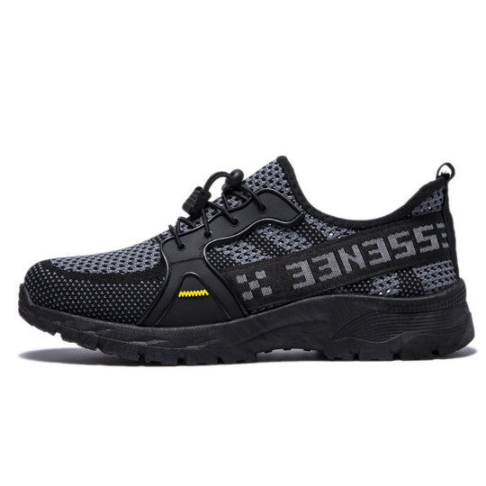 Damen Sportliche Mesh-Sneaker mit druckdämpfender Sohle und elastischem Schnürsystem R&B
