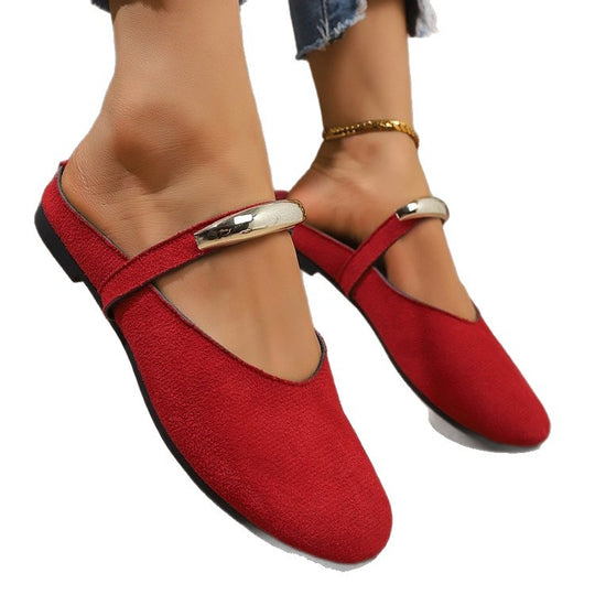 Damen Ballerinas mit eleganter Riemchenverzierung R&B
